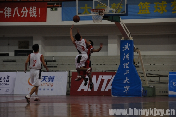 我院籃球隊(duì)順利打入半決賽