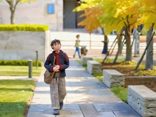 新同學(xué)，快來(lái)“捏一捏”美麗品雅的校園吧！